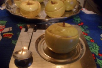 Яблоки запеченные с творогом