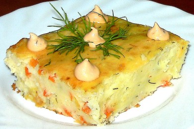 Рецепт Запеканка из картофеля и болгарского перца
