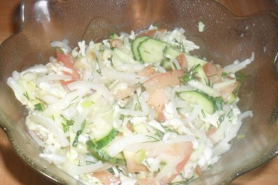 Рецепт Острый овощной салат с дижонской горчицей