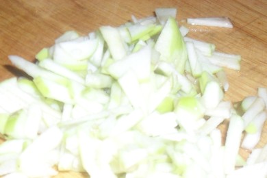 Острый овощной салат с дижонской горчицей - приготовление