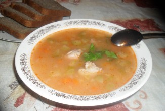 Рассольник питерский