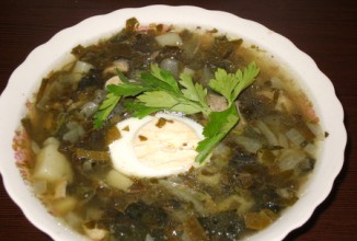 Суп с крапивой