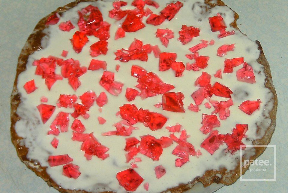 Медовый торт с желе - Шаг 9