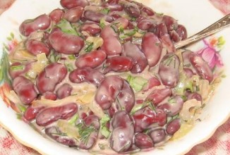 Салат из красной фасоли