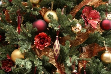 Новогоднее украшение елки