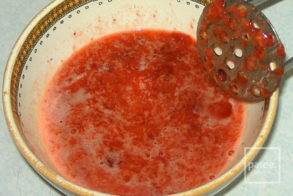 Клубничное мороженое - Шаг 1