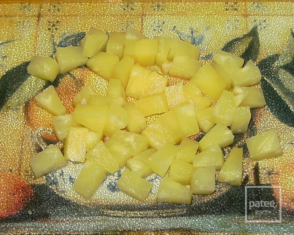 Салат с курицей и ананасом - Шаг 4