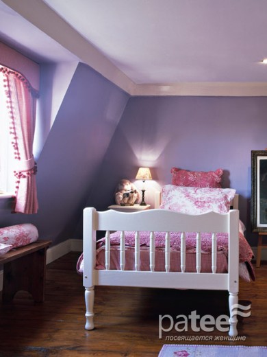 Розовый интерьер