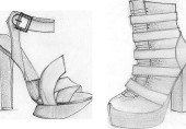 Эскизы обуви от Линдси Лохан