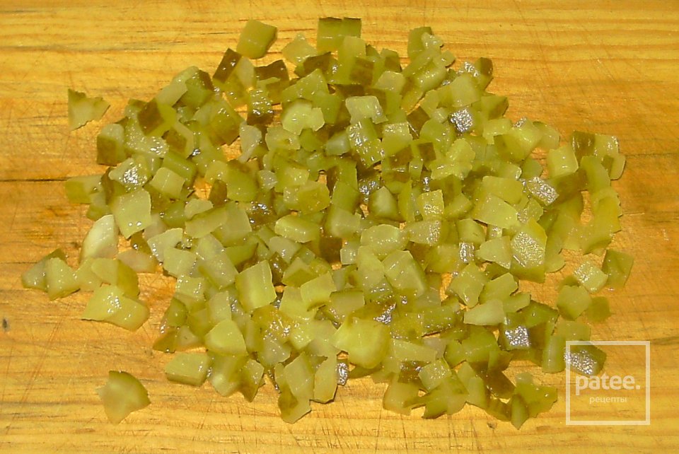 Салат с грибами и фасолью - Шаг 5