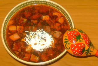 Солянка с копченостями