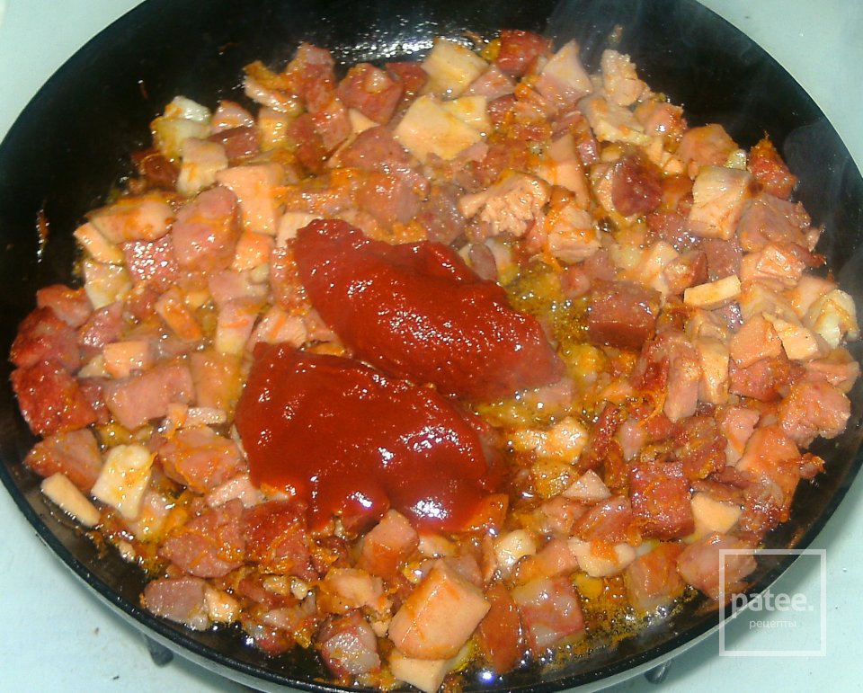 Солянка с копченостями - Шаг 6