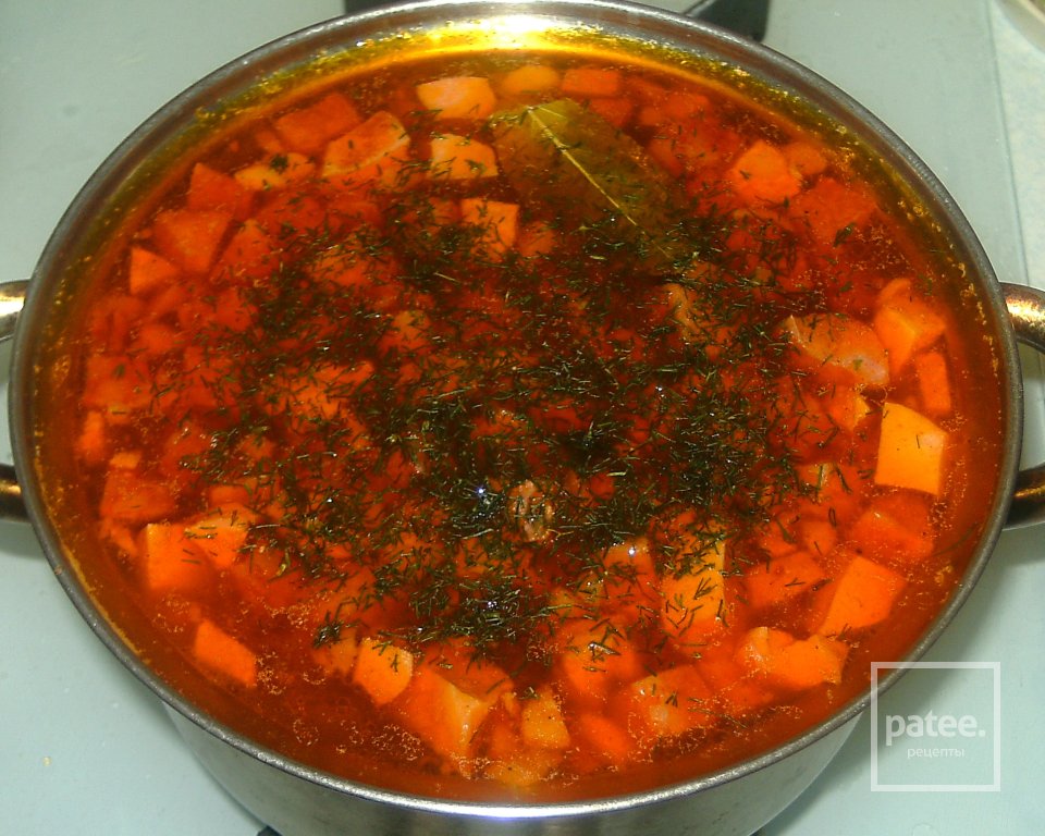 Солянка с копченостями - Шаг 9