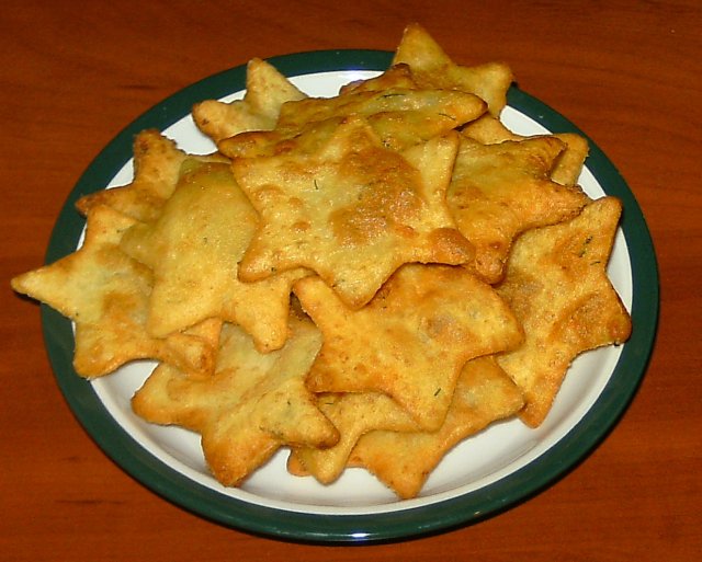 Картофельное печенье во фритюре