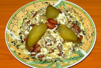 Салат с красной фасолью