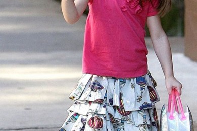 Сури Круз - маленькая модница