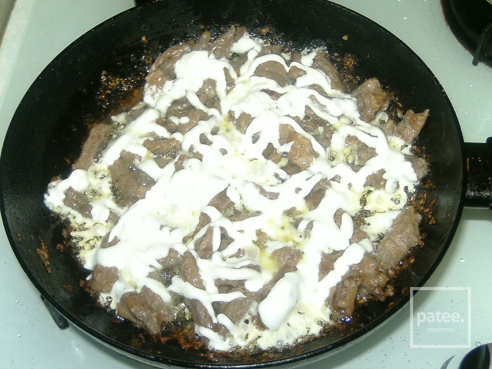 Бефстроганов из говядины - Шаг 5