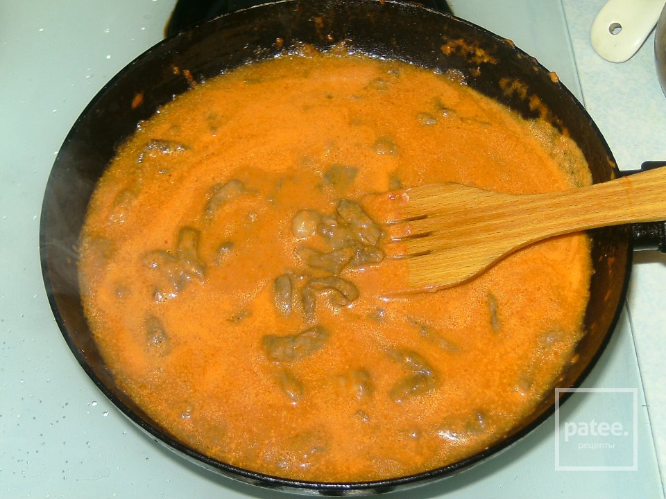 Бефстроганов из говядины - Шаг 7