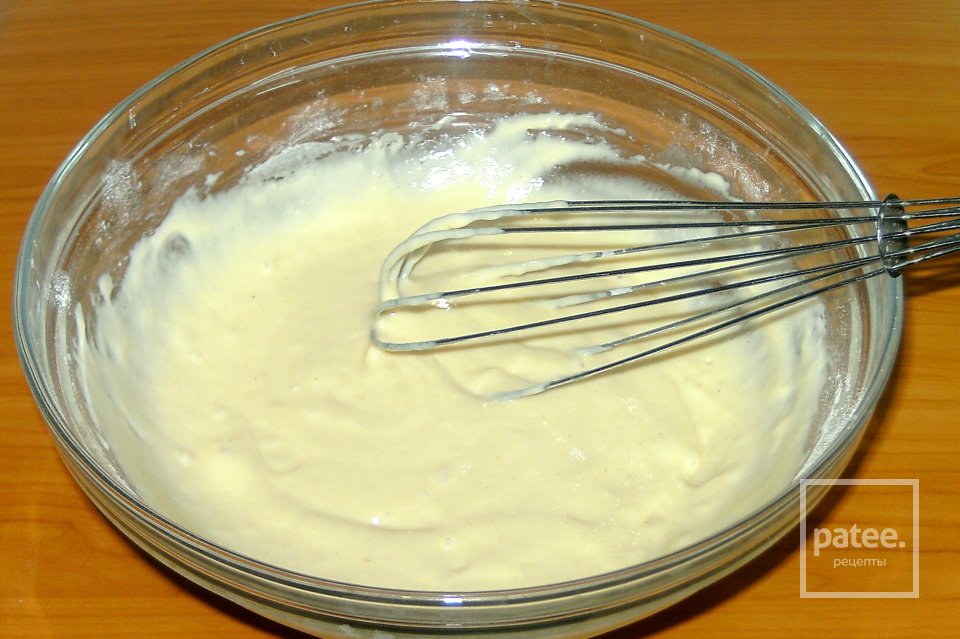 Ажурные блины с индейкой и сыром фета - Шаг 2