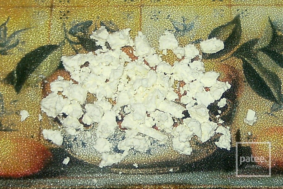 Ажурные блины с индейкой и сыром фета - Шаг 7