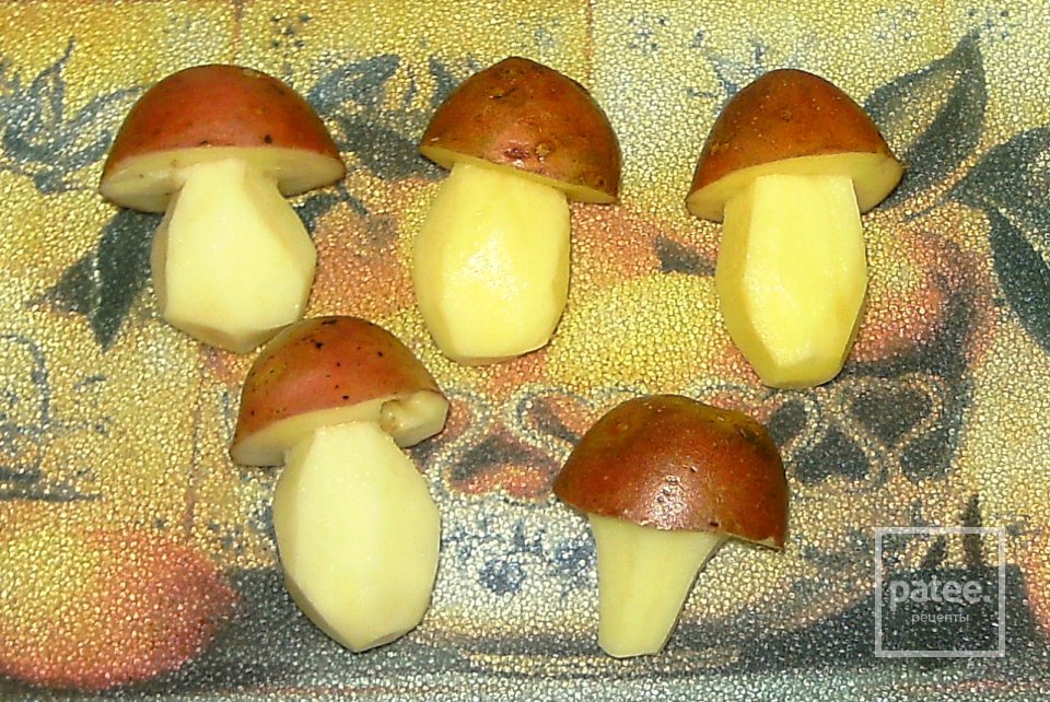 Голень индейки с картофельными грибочками - Шаг 2