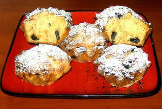 Творожный кекс с черносливом