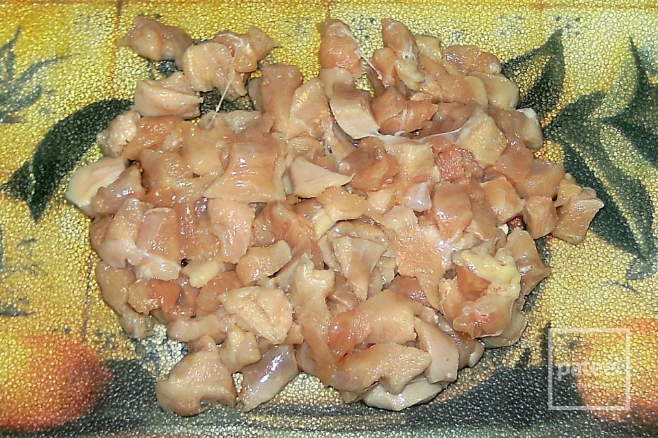 Заливной пирог с индейкой и картофелем - Шаг 1