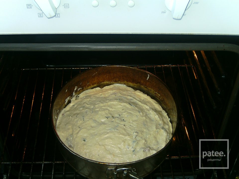 Заливной пирог с индейкой и картофелем - Шаг 7