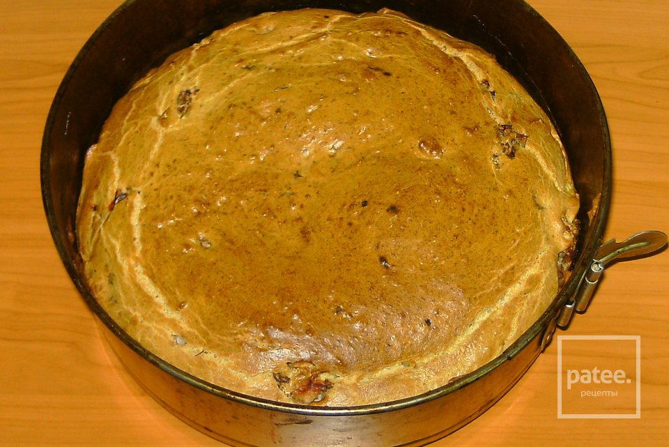 Заливной пирог с индейкой и картофелем - Шаг 8