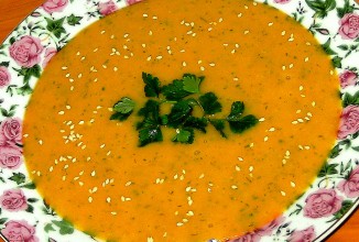 Овощной суп из тыквы