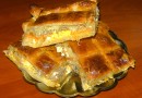 Слоеный пирог с сардинами