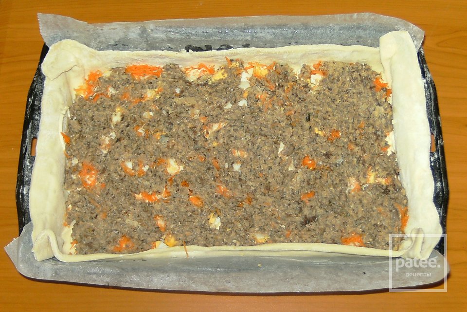 Слоеный пирог с сардинами - Шаг 3