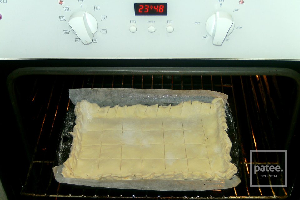 Слоеный пирог с сардинами - Шаг 5