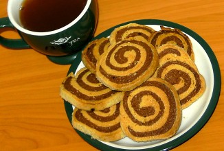 Печенье песочное ванильно-шоколадное