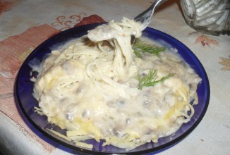 Паста с грибным соусом