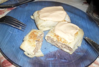 Блины с говяжьим сердцем