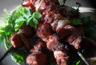 Шашлык в гранатовом маринаде