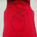 Футболка с росписью Тоторо