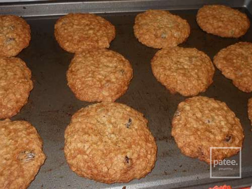 Овсяное печенье с изюмом - Шаг 8