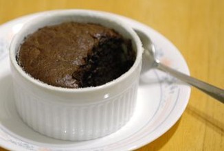 Cуфле из черного шоколада