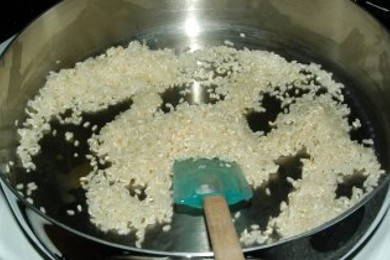 Запеченная курица с рисом - приготовление