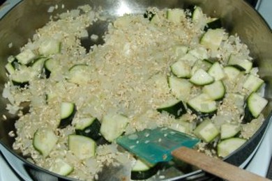 Запеченная курица с рисом - приготовление