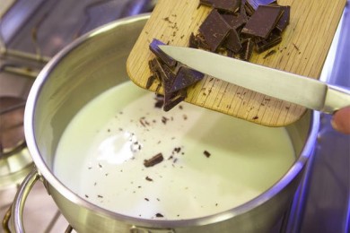 Шоколадный пуддинг - приготовление