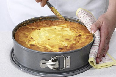 Сырный пирог - приготовление