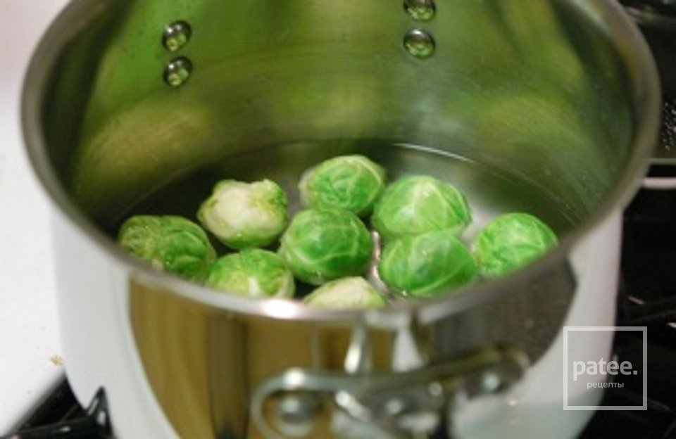  Тушеная брюссельская капуста - Шаг 2