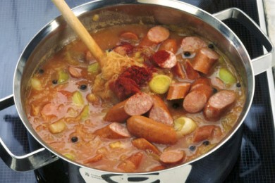 Суп из кислой капусты - приготовление