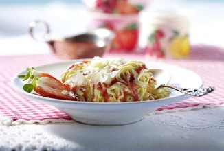 Мороженое-спагетти