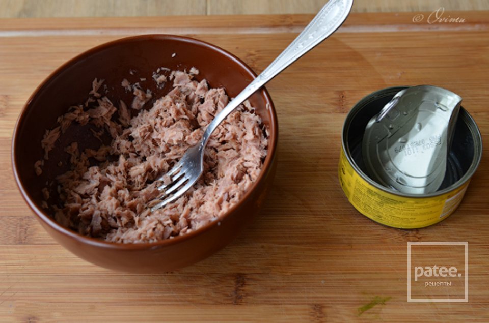 Спагетти с тунцом - Шаг 1