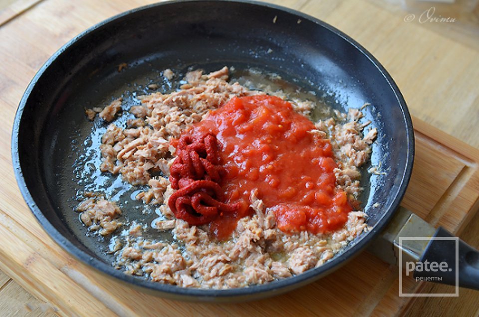 Спагетти с тунцом - Шаг 4