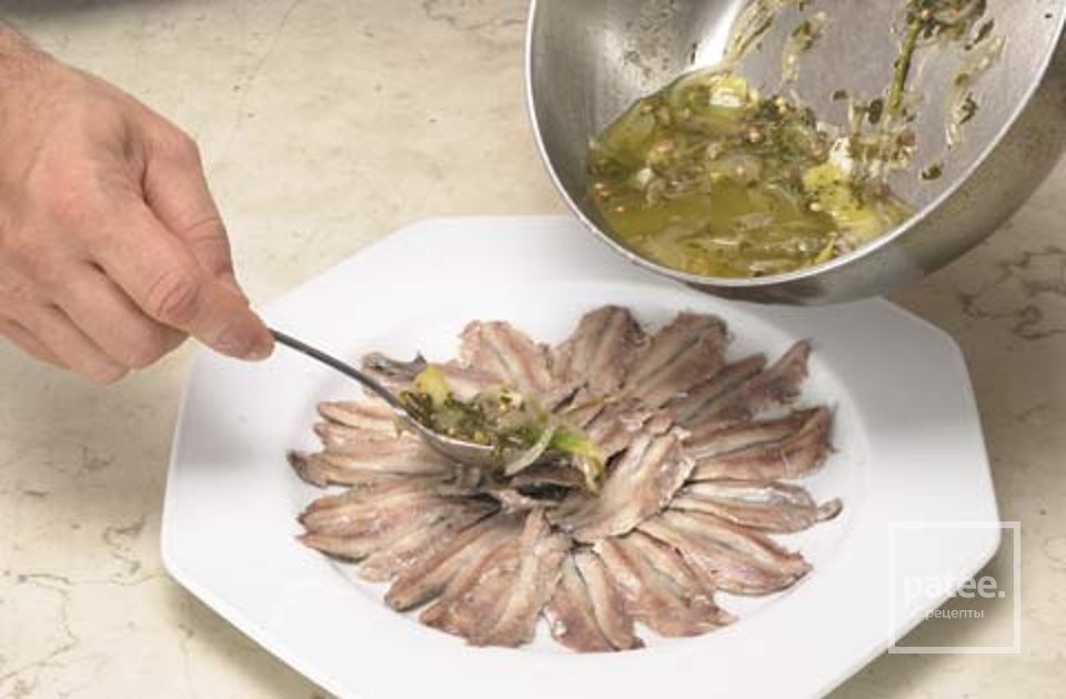 Анчоусы, маринованные с фенхелем - Шаг 4